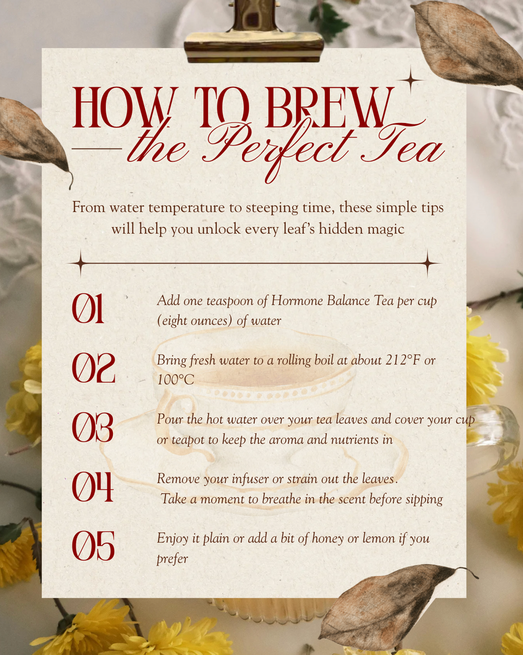 Hormone Balance Tea Blend