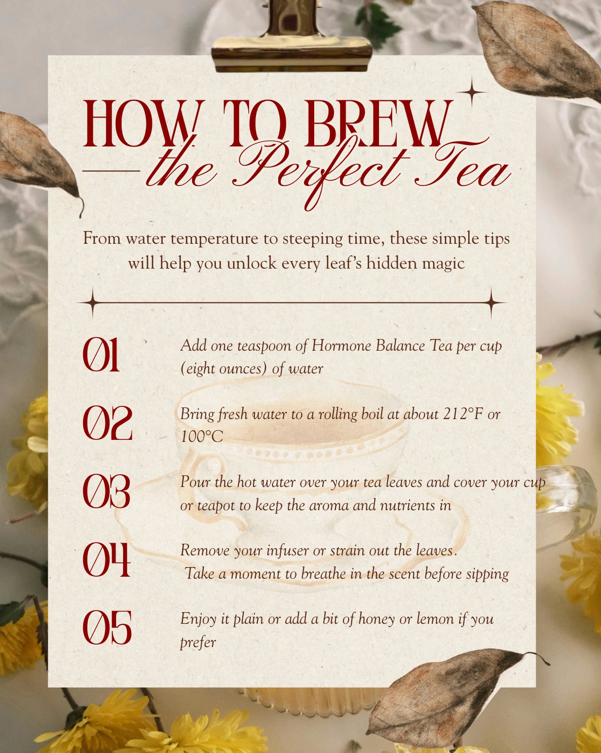 Hormone Balance Tea Blend