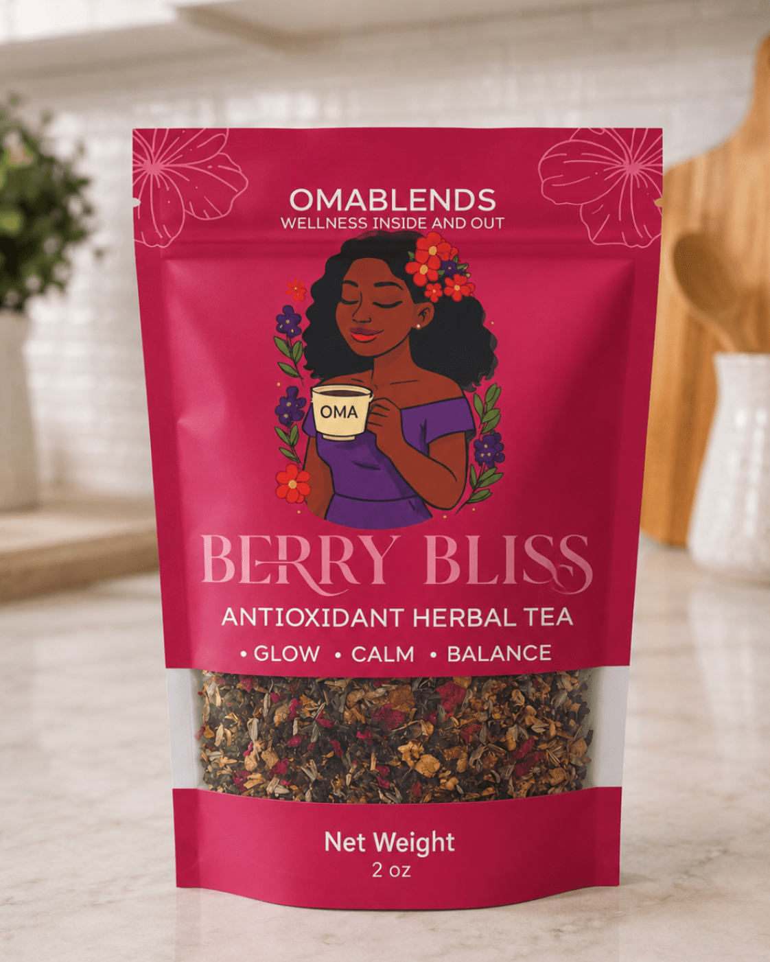 Berry Bliss: Antioxidant Tea Blend - Omablends