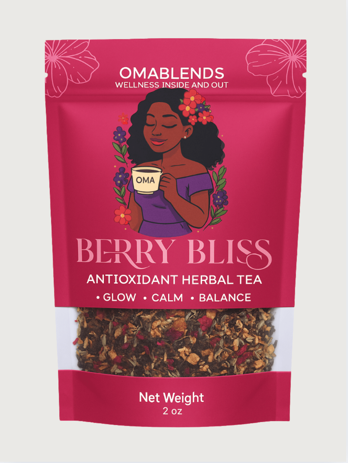 Berry Bliss: Antioxidant Tea Blend - Omablends