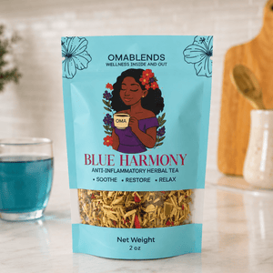 Blue Harmony: Anti - Inflammatory Tea Blend - Omablends