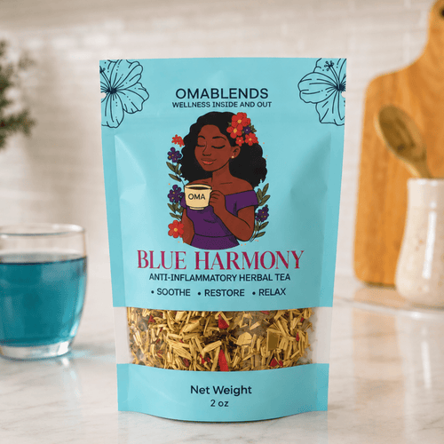 Blue Harmony: Anti - Inflammatory Tea Blend - Omablends