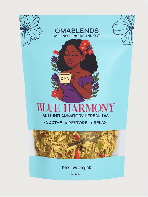 Blue Harmony: Anti - Inflammatory Tea Blend - Omablends