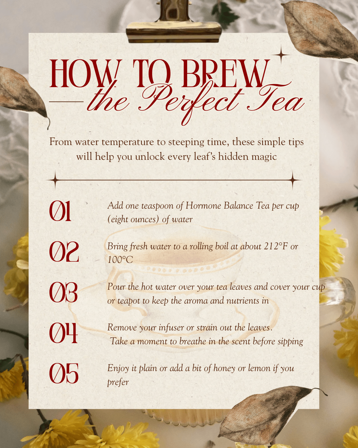 Hormone Balance Tea Blend - Omablends